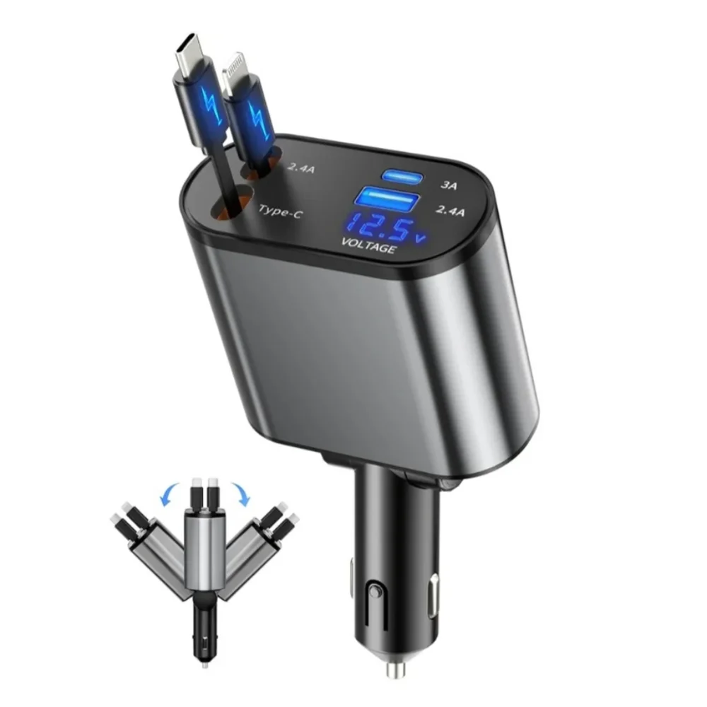 NWT Green Power Bank, 4 In 1 Charger And Car Vent Mount